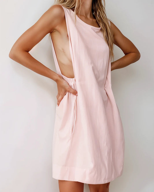 Luźna bawełniana koszula nocna na ramiączkach