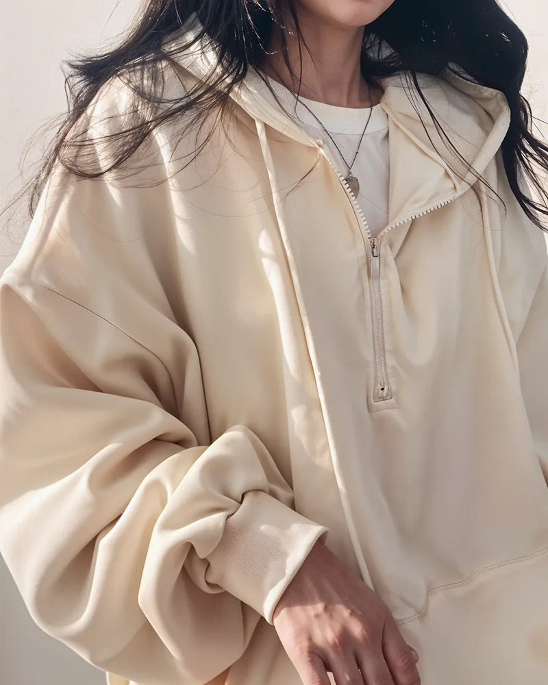 Wygodna bluza oversize z kapturem
