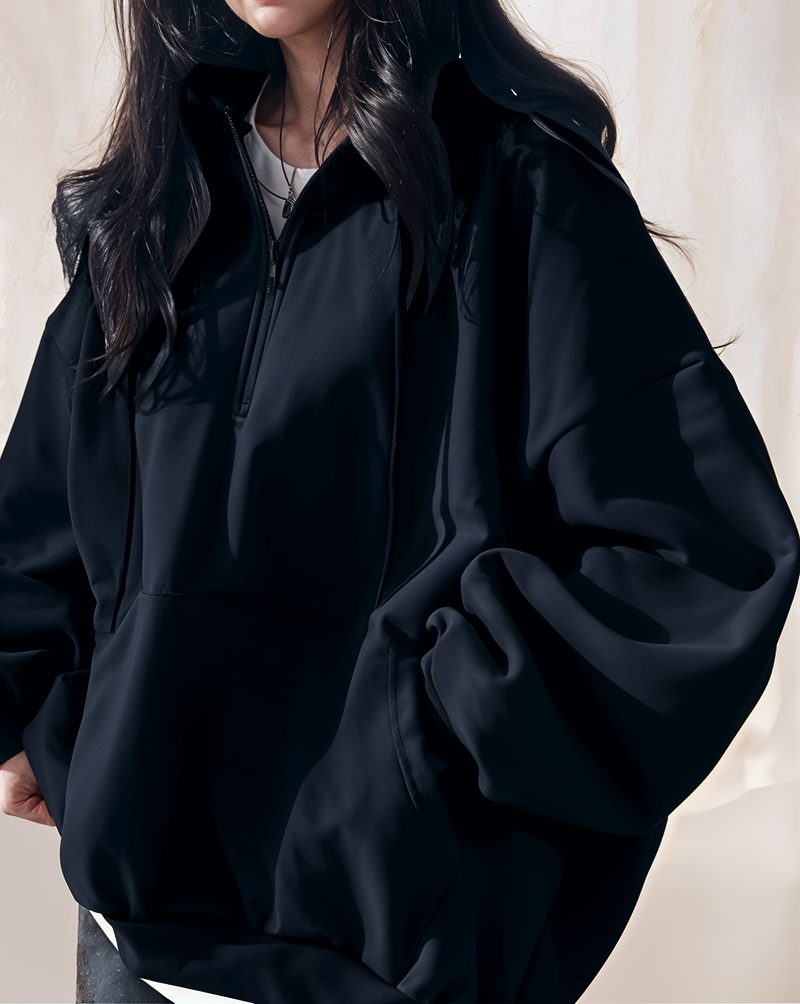 Wygodna bluza oversize z kapturem