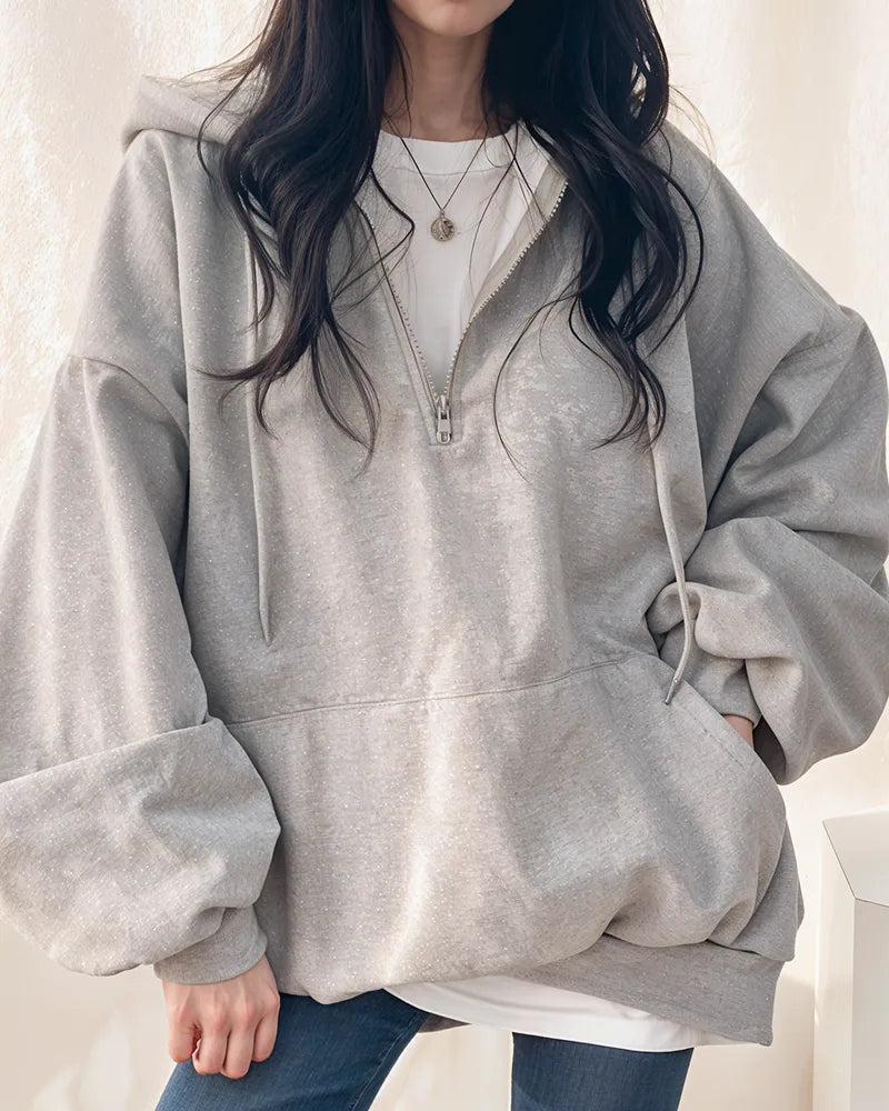 Wygodna bluza oversize z kapturem