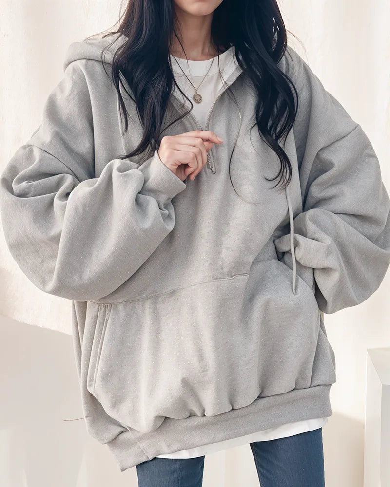 Wygodna bluza oversize z kapturem