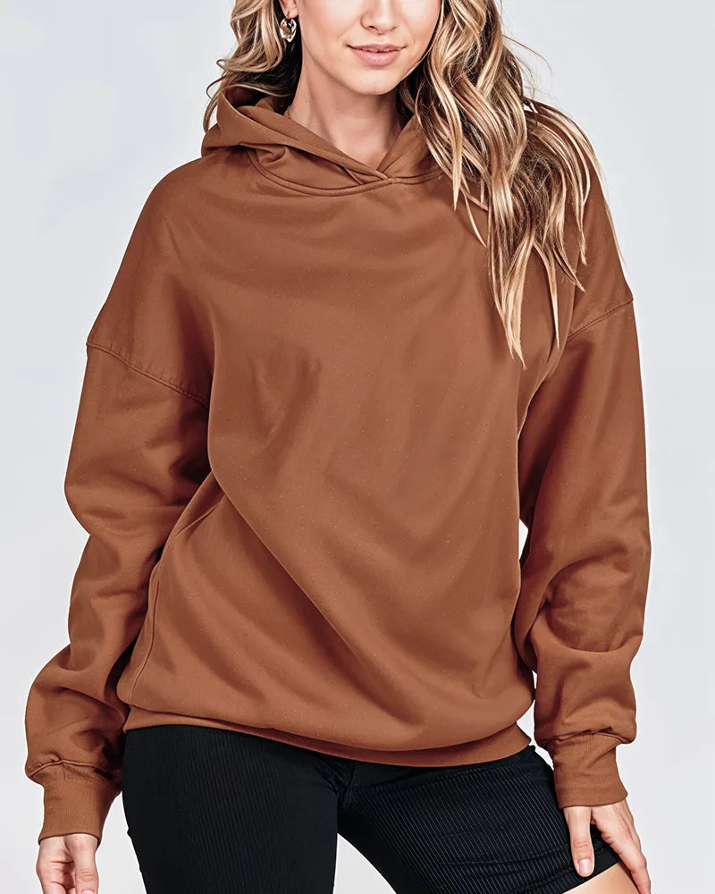 Klasyczna bluza oversize z kapturem