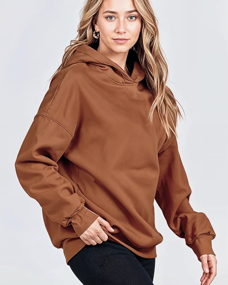 Klasyczna bluza oversize z kapturem