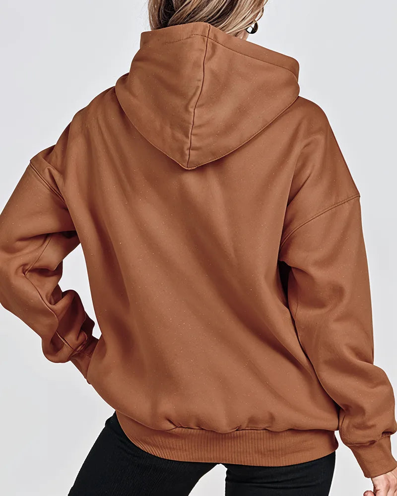 Klasyczna bluza oversize z kapturem