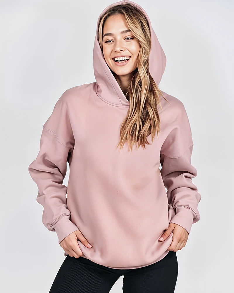 Klasyczna bluza oversize z kapturem