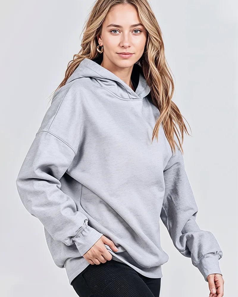 Klasyczna bluza oversize z kapturem