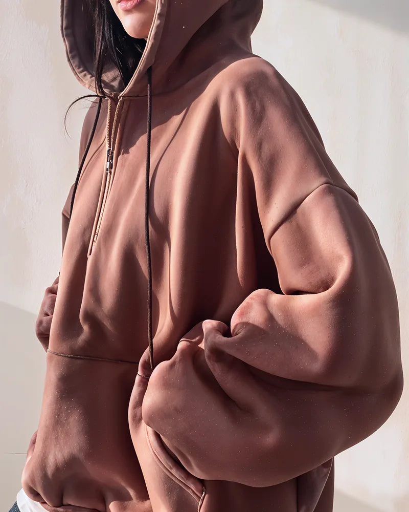 Wygodna bluza oversize z kapturem