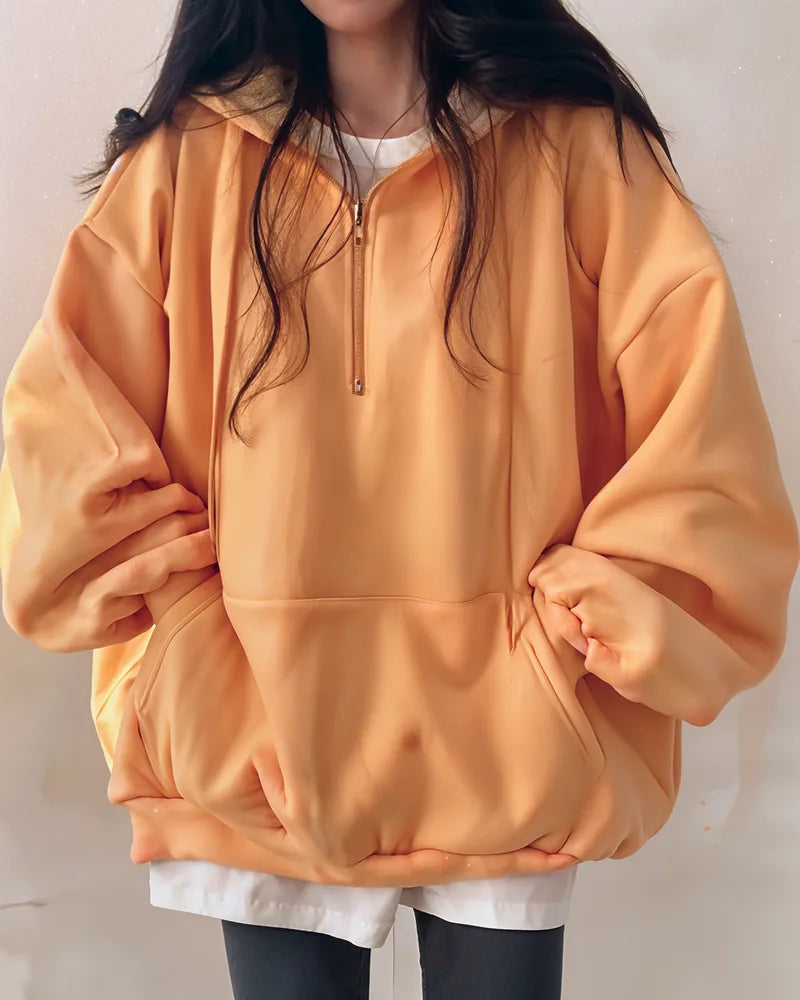Wygodna bluza oversize z kapturem