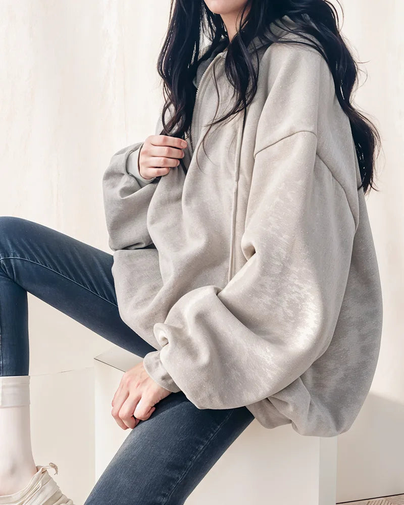 Wygodna bluza oversize z kapturem